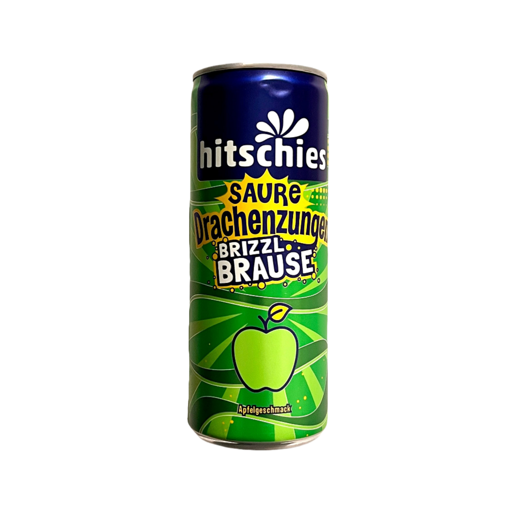 hitschies Saure Drachenzungen Brizzl Brause Apfel 250ml (Vegan)(inkl. Pfand)