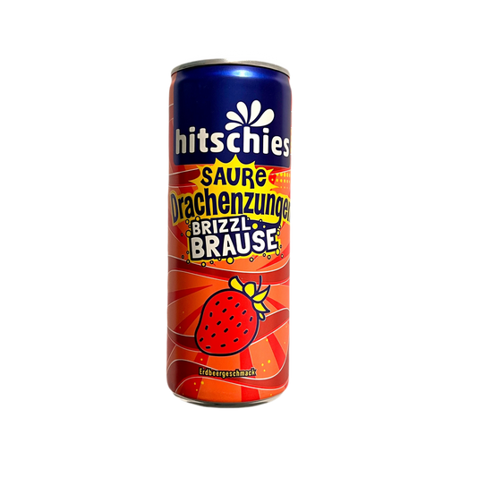 hitschies Saure Drachenzungen brizzl Brause Erdbeere 250ml (vegan) (inkl. Pfand)
