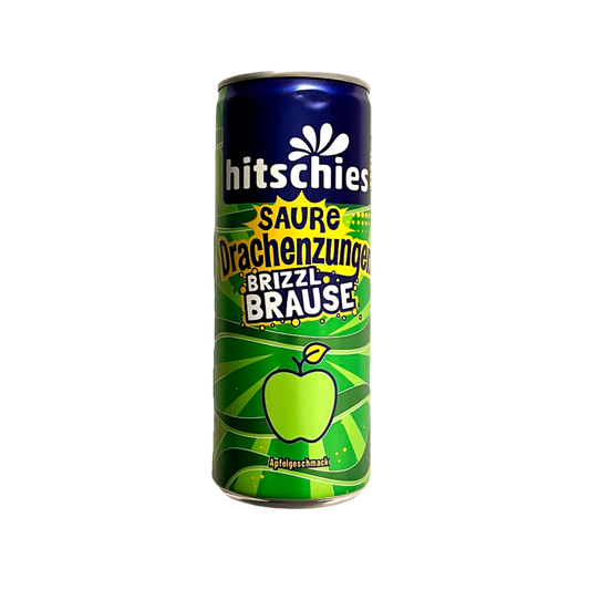 hitschies Saure Drachenzungen Brizzl Brause Apfel 250ml (Vegan)(inkl. Pfand)