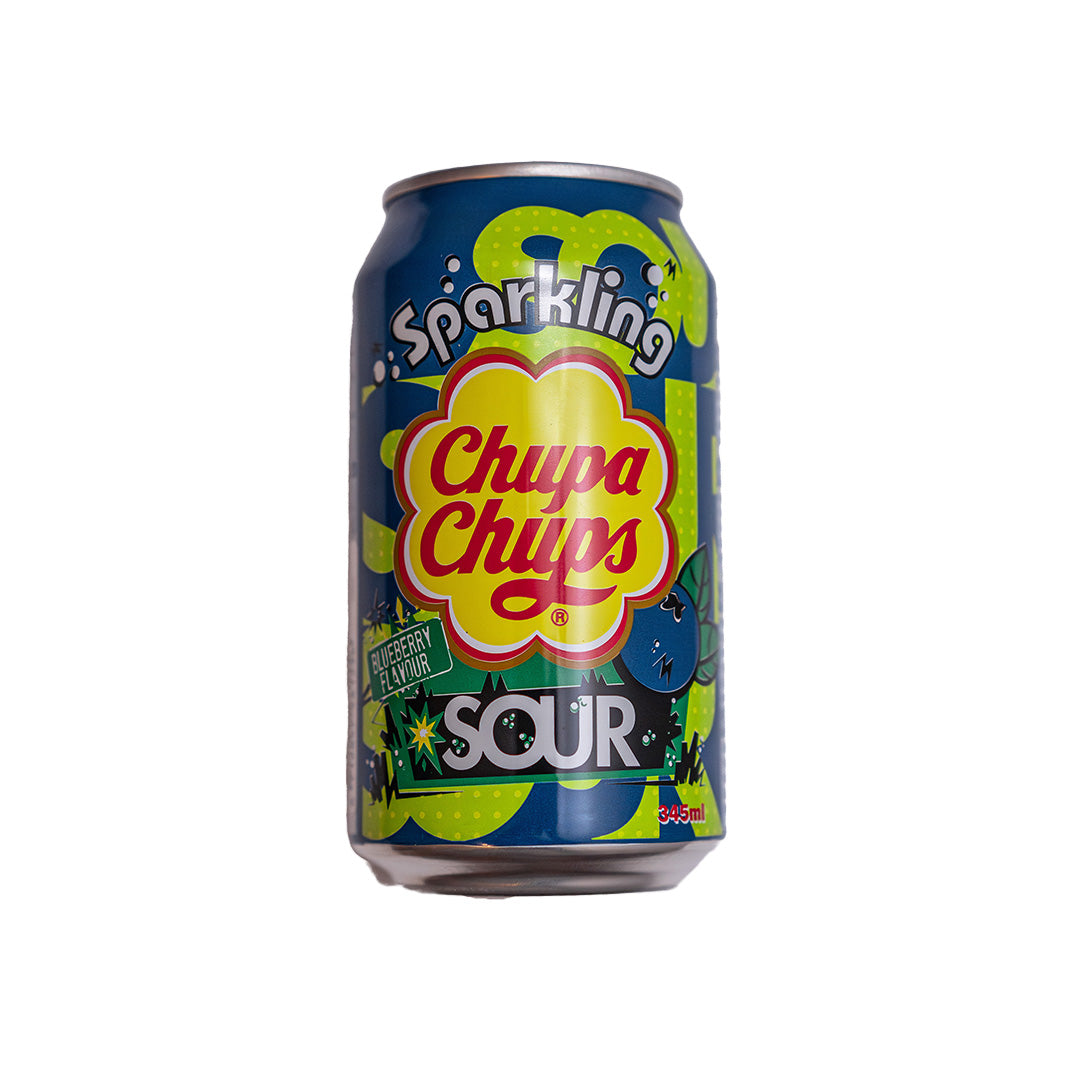 Chupa Chups Sparkling Sour - Blueberry Flavour