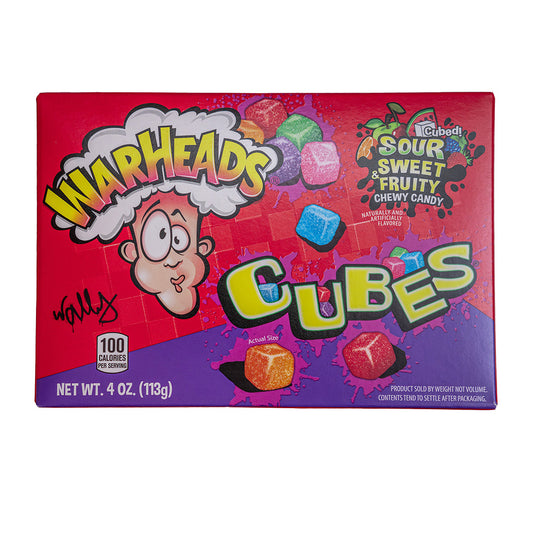 Warheads Sour Sweet & Fruity Chewy Candy Cubes