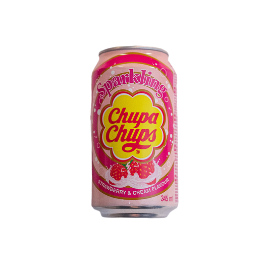 Chupa Chups Sparkling - Strawberry Cream Flavour 345ml
