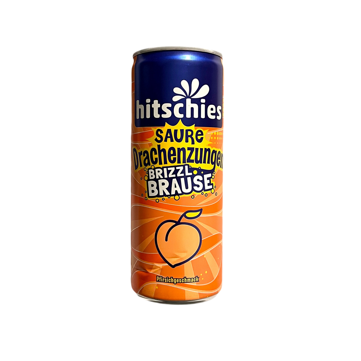 hitschies Saure Drachenzungen brizzl Brause Pfirsich 250ml (vegan) (inkl. Pfand)