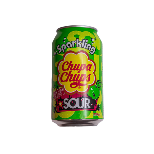 Chupa Chups Sparkling Sour - Green Apple Flavour 345ml