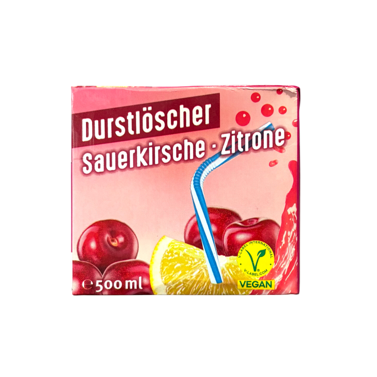 Durstlöscher Sauerkirsch-Zitrone 500ml (Vegan)
