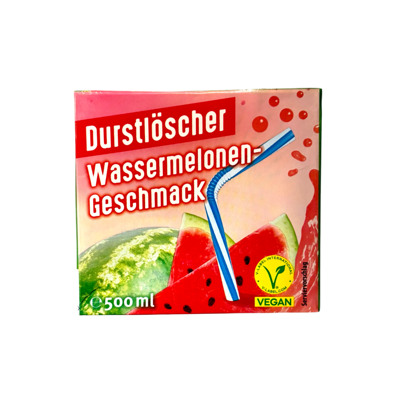 Durstlöscher Wassermelone 500ml (Vegan)