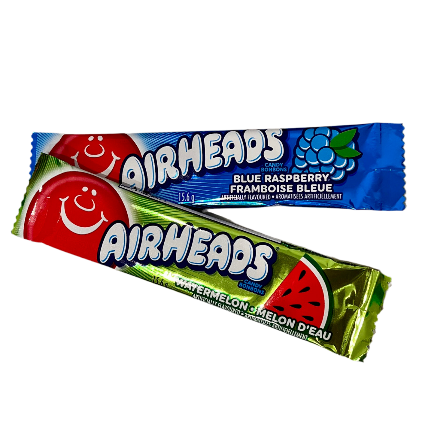 Airheads Singles Watermelon & Blue Raspberry (2x15g)(USA)