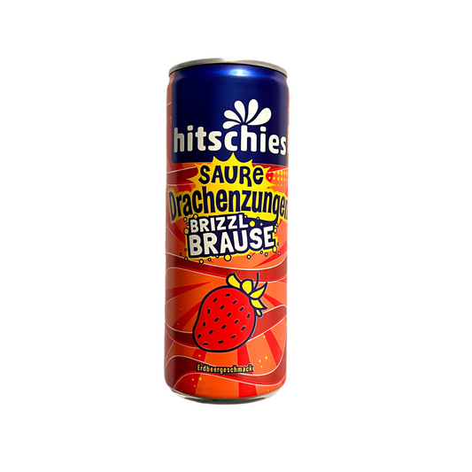 hitschies Saure Drachenzungen brizzl Brause Erdbeere 250ml (vegan) (inkl. Pfand)