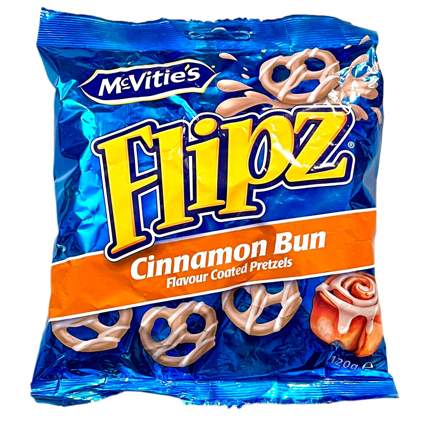McVitie's Flipz Cinnamon Bun Pretzels 120g