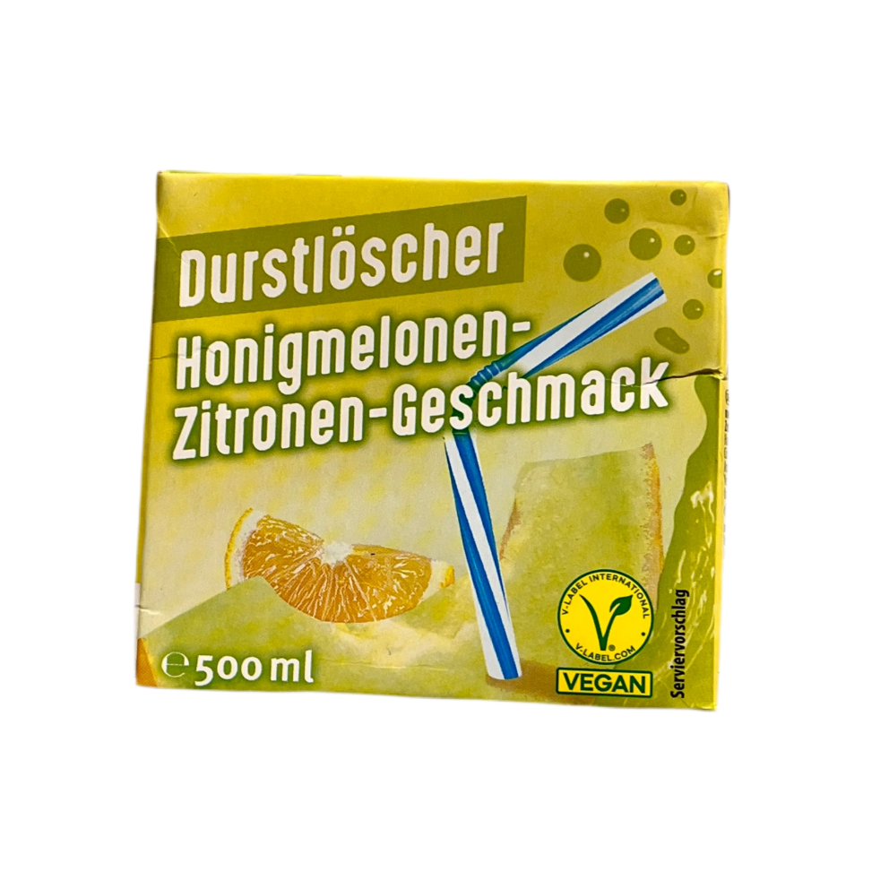 Durstlöscher Honigmelone-Zitrone 500ml (Vegan)