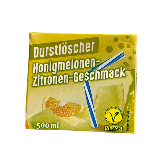 Durstlöscher Honigmelone-Zitrone 500ml (Vegan)