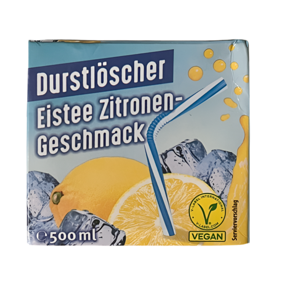 Durstlöscher Eistee Zitrone 500ml (Vegan)