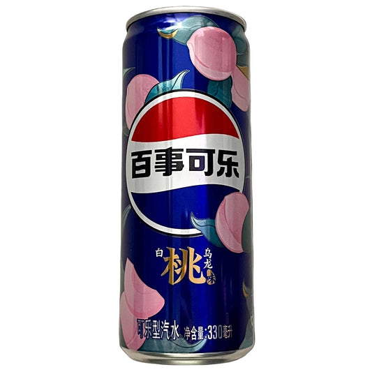 Pepsi weiße Pfirsich & Oolong Tee 330ml (China)
