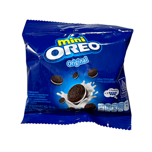 Mini Oreo Original Vanilla Pouch 20,4g (halal)(Indonesien)